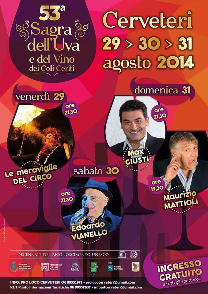 Cerveteri, sagra dell'uva 2014