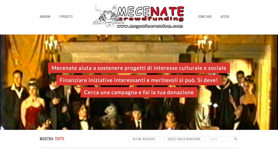 Mecenate, il crowdfunding culturale
